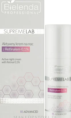 Aktive Nachtcreme mit Retinol