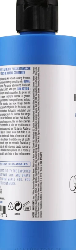Alkoholfreies Gesichtstonikum mit Aloesaft, Vitamin E, Gurke und Kräuterextrakten