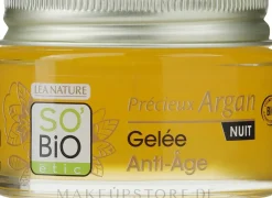 Anti-Aging Gesichtsgel für die Nacht mit Arganöl