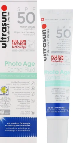 Anti-Aging Sonnenfluid fürs Gesicht SPF50