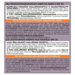Anti-Aging-Tagescreme mit Hyaluronsäure SPF 50