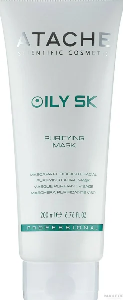 Antibakterielle Reinigungst maske für fettige Haut