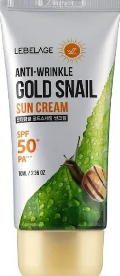 Anti-Falten-Sonnencreme mit Schneckenmucin