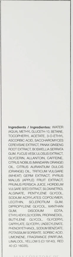 Anti-Stress Gel-Creme für die Augenkontur mit Vitamin C und Ginseng