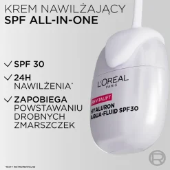 Aqua-Fluid für das Gesicht mit Lichtschutzfaktor SPF 30
