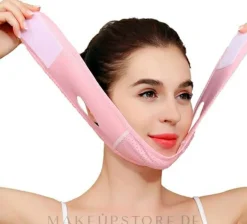 Atmungsaktive modellierende Gesichtskonturmaske, rosa
