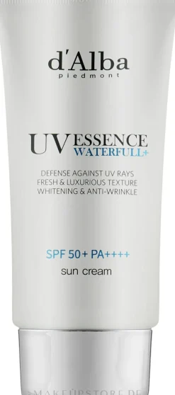 Aufhellende Anti-Falten Sonnenschutzessenz-Creme für das Gesicht SPF 50+