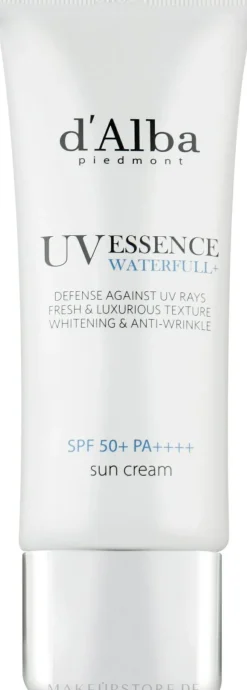 Aufhellende Anti-Falten Sonnenschutzessenz-Creme für das Gesicht SPF 50+