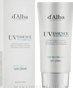 Aufhellende Anti-Falten Sonnenschutzessenz-Creme für das Gesicht SPF 50+