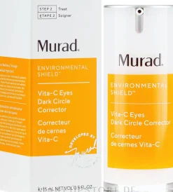 Aufhellende Augencreme gegen dunkle Ringe und Falten mit Vitamin C