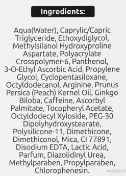 Aufhellende Augencreme gegen dunkle Ringe und Schwellungen mit Vitamin C und Koffein