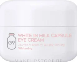 Aufhellende Augencreme mit Milchproteinen