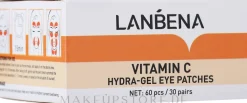 Aufhellende Hydrogel-Augenpatches mit Vitamin C