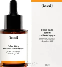 Aufhellendes Gesichtsserum mit Wildrose, Zypresse, Geranie + Vitamin E und C