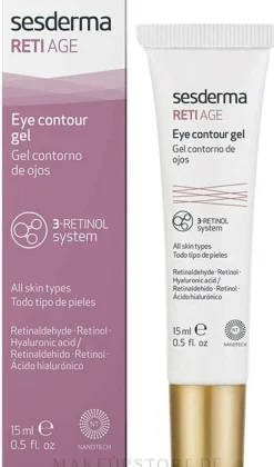 Augenkonturgel für alle Hauttypen mit Retinaldehyd, Retinol und Hyaluronsäure