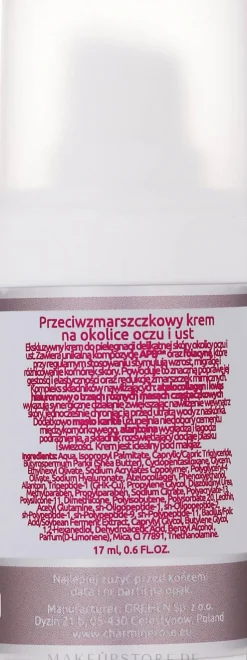 Augen- und Lippencreme gegen Falten
