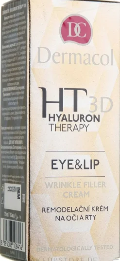 Augen- und Lippencreme mit Hy­a­lu­ron­säu­re