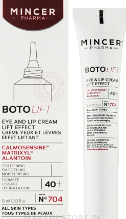 Augen- und Lippenkonturcreme mit Lifting-Effekt