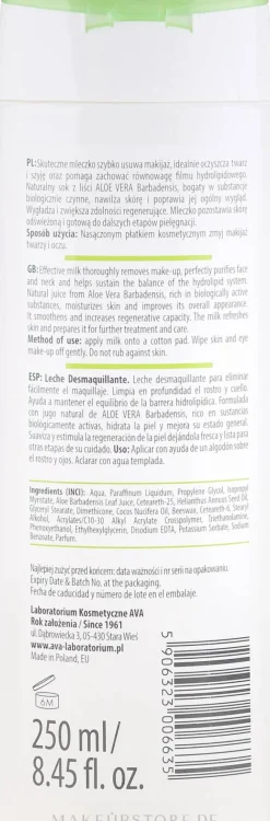 AVA Laboratorium Pure & Free Make-up Removing Lotion