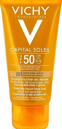 BB getöntes mattierendes Sonnenschutzfluid für das Gesicht SPF 50