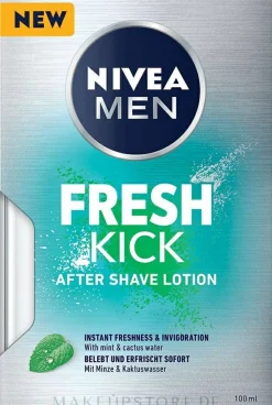 Belebende und erfrischende After Shave Lotion mit Minze und Kaktuswasser