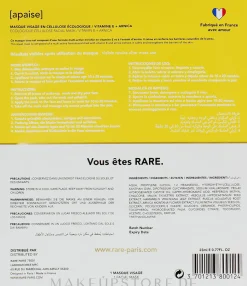 Beruhigende Gesichtsmaske mit Vitamin E und Arnika-Extrakt