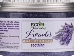 Beruhigendes Gesichtspeeling mit Lavendel