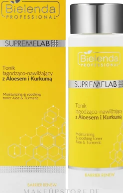 Beruhigendes und feuchtigkeitsspendendes Gesichtstonikum mit Aloe und Kurkuma