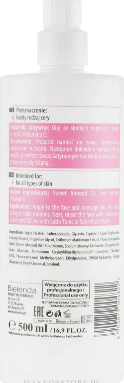 Bielenda Professional Face Program Skin Satin Make-up Remover