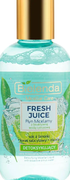 Entgiftendes Mizellenwasser für Gesicht mit Limette