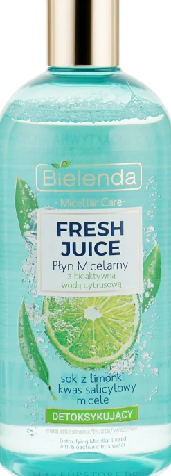 Entgiftendes Mizellenwasser für Gesicht mit Limette