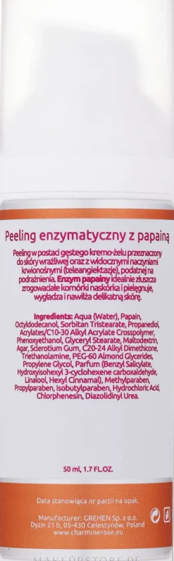 Enzymatisches Gesichtspeeling mit Papain
