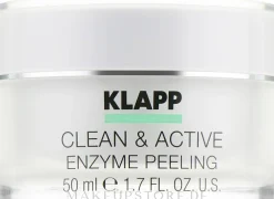 Enzympeeling für Gesicht mit hydrolisierter Hefe