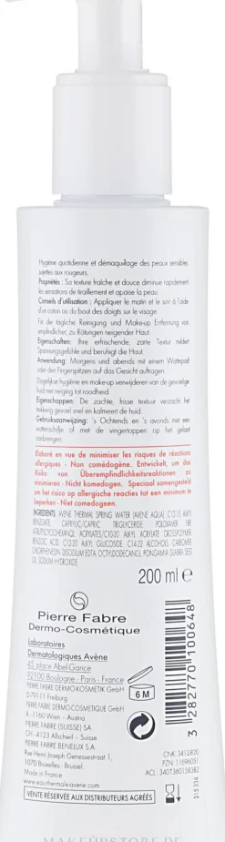 Erfrischende Gesichtsreinigungsmilch