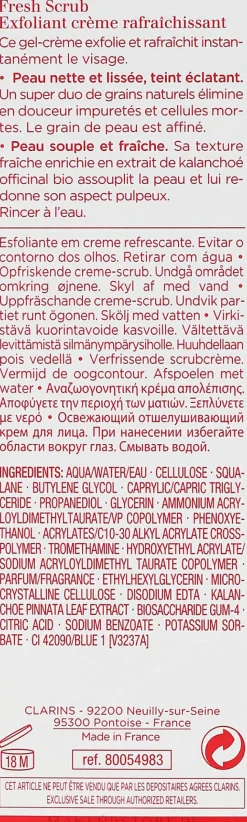 Erfrischendes Creme-Peeling mit pflanzlichen Mikroperlen
