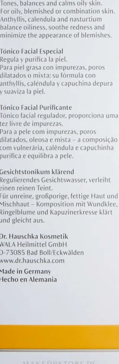 Erfrischendes Gesichtswasser für unreine Haut