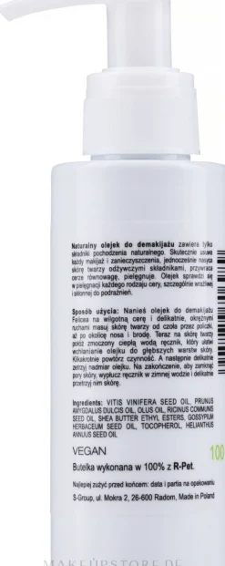 Felicea Natural Makeup Remover Oil