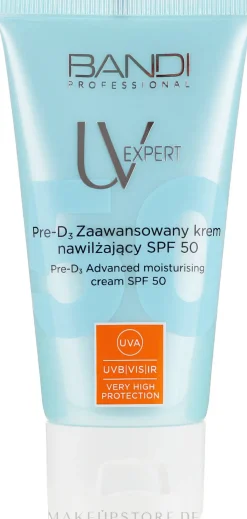 Feuchtigkeitsspendende Sonnenschutzcreme für das Gesicht SPF 50