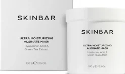 Feuchtigkeitsspendende Alginate-Maske mit Hyaluronsäure und Grüntee-Extrakt
