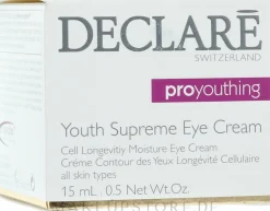 Feuchtigkeitsspendende Anti-Aging Augenkonturcreme mit Magnolien-Extrakt und Phyto-Stammzellen