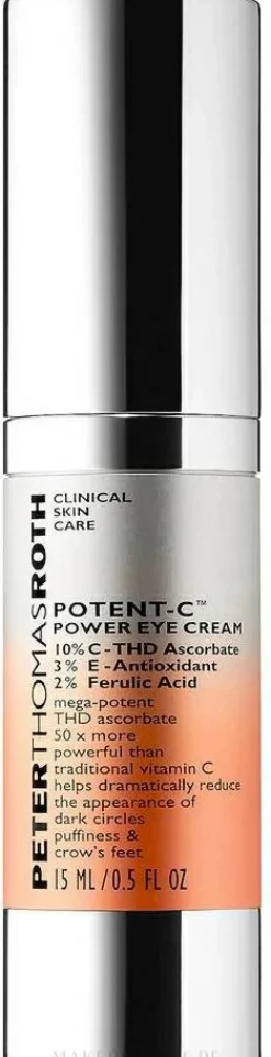 Feuchtigkeitsspendende Augenkonturcreme mit Vitamin C