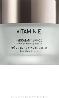 Feuchtigkeitsspendende Gesichtscreme für fettige Haut mit Vitamin E