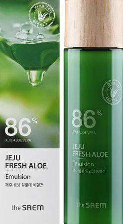 Feuchtigkeitsspendende Gesichtsemulsion mit 86% Aloe Vera-Saft