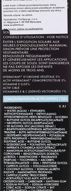 Feuchtigkeitsspendende Gesichtsemulsion mit Sonnenschutz SPF 30