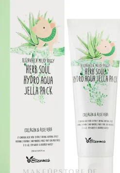 Feuchtigkeitsspendende Gesichtsmaske mit Aloe Vera und Kollagen