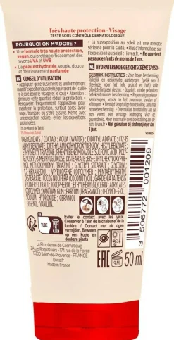 Feuchtigkeitsspendende Gesichts-Sonnencreme mit tahitianischem Monoi-Öl