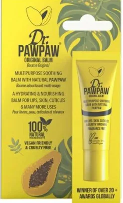 Feuchtigkeitsspendender Mehrzweck-Balsam für Lippen und Haut mit Papayaextrakt