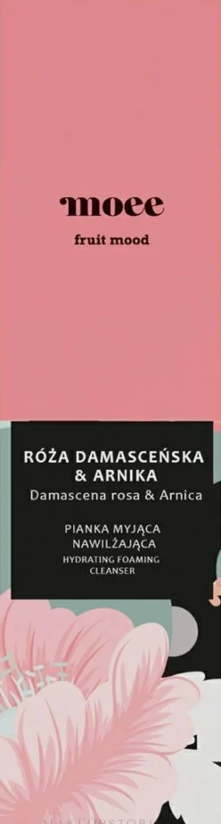 Feuchtigkeitsspendender Reinigungsschaum Damaszener-Rose und Arnika