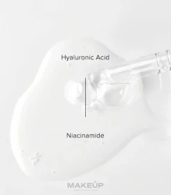 Feuchtigkeitsspendendes Gesichtsserum mit Hyaluronsäure und Niacinamid