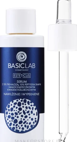 Feuchtigkeitsspendendes Gesichtsserum mit 15% Trehalose, 10% SNAP-8-Peptiden und niedermolekularer Hyaluronsäure